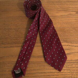 Austin Grey Silk Tie Vintage